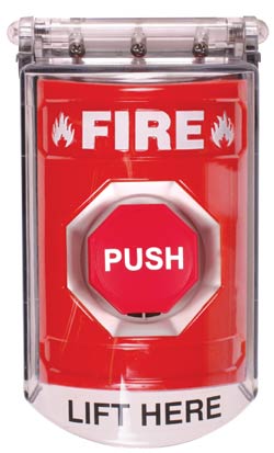 Fire Push Button Switch With Cover