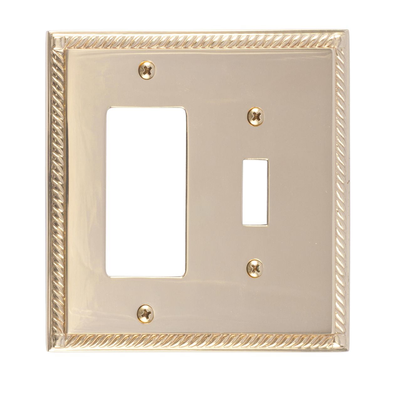 Brass Accents Georgian Switchplates