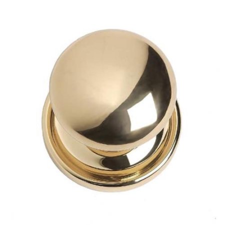 Brass Accents Traditional Collection Knob / Lever Set - 2-1/8" Bore - Concealed Mount