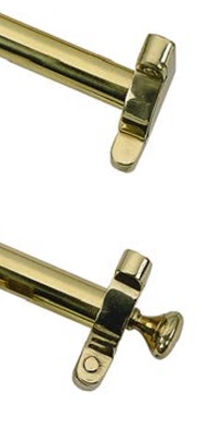 Brass Accents Carpet Rod Holder - 1 Pair (holder Only)
