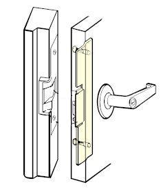 Latch Protector For Folger Adams Electric Strike