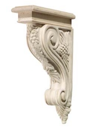 Hand Carved Corbels - Grape