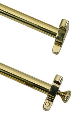 Brass Accents Carpet Rod Holder W/rod Pair